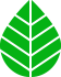 green leaf image prompting users to think green