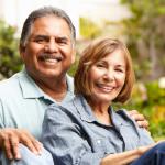 Photo of smiling senior couple.