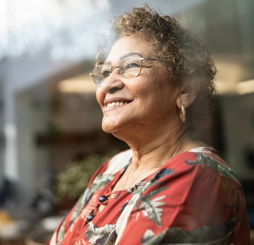 Photo of smiling Medicare member.