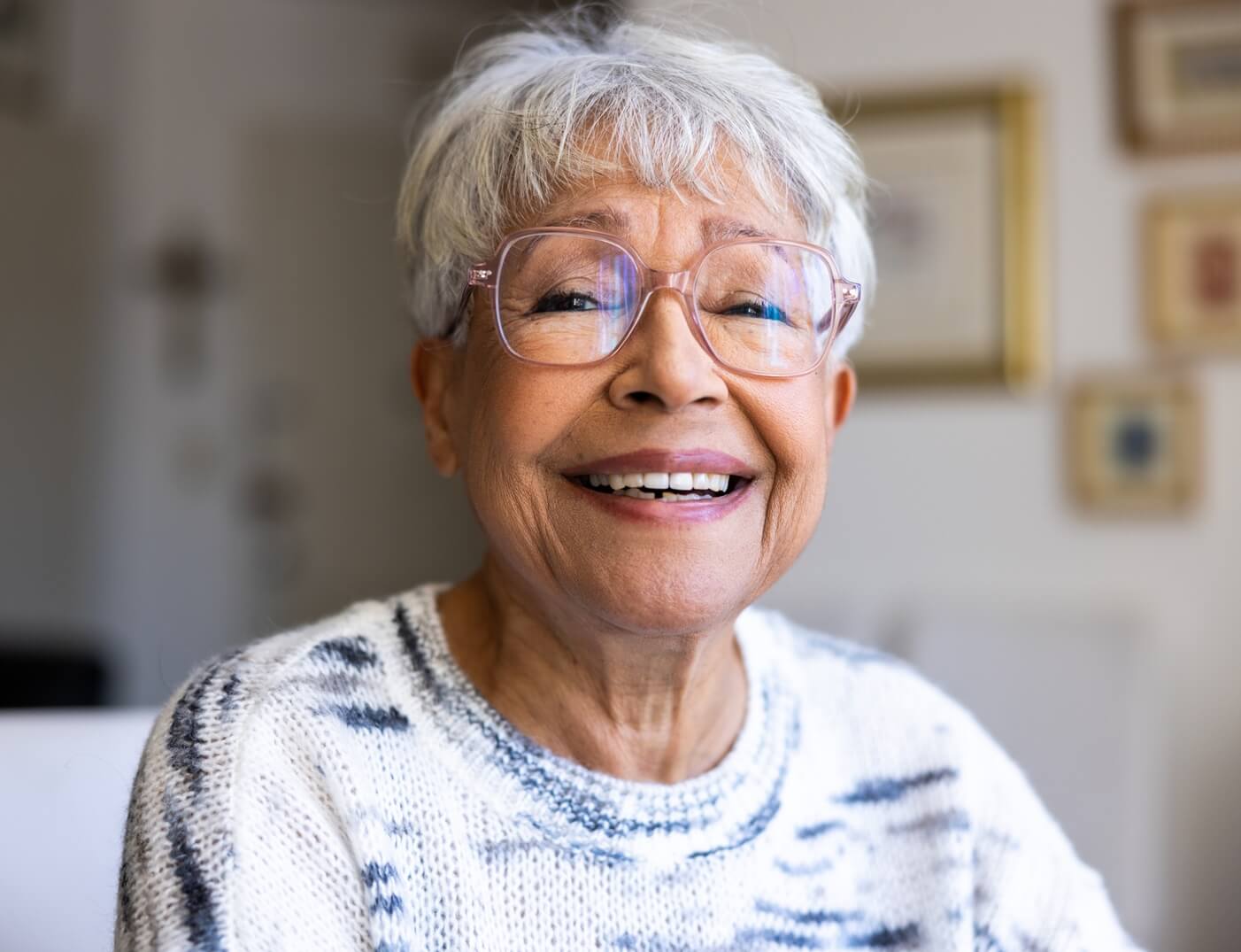 Smiling senior woman