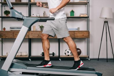 Guy on a treadmill