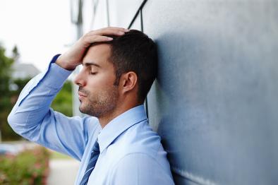 Man stressed out