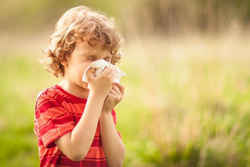 Kid Sneezing