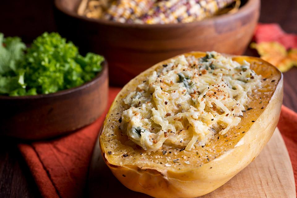 Spaghetti Squash Lasagna With Broccolini