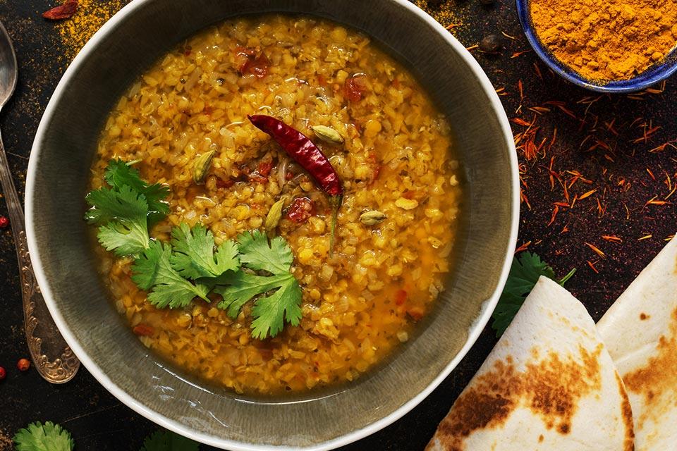 Curried Red Lentil Soup