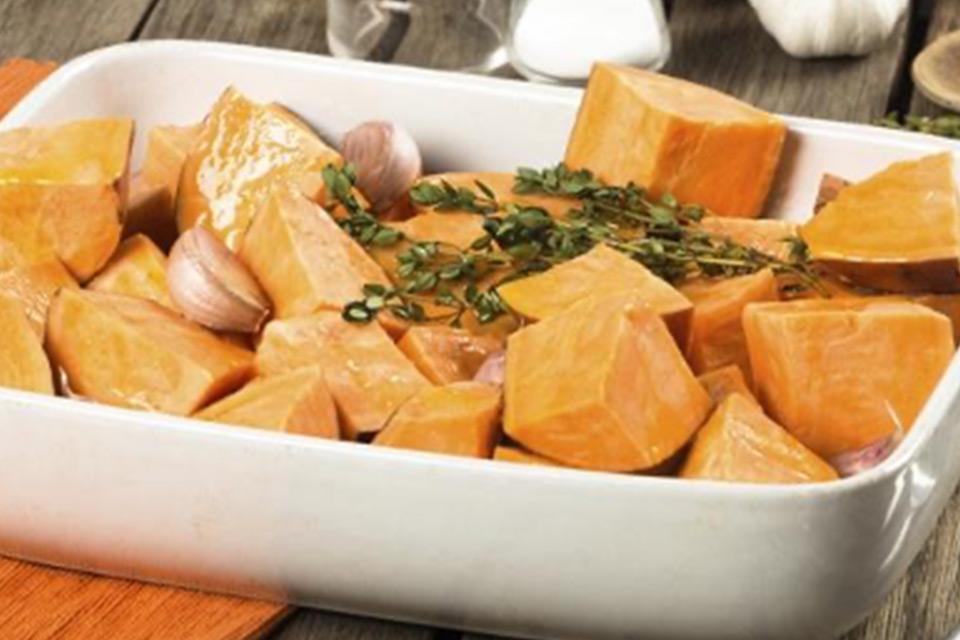 Onion Roasted Sweet Potatoes